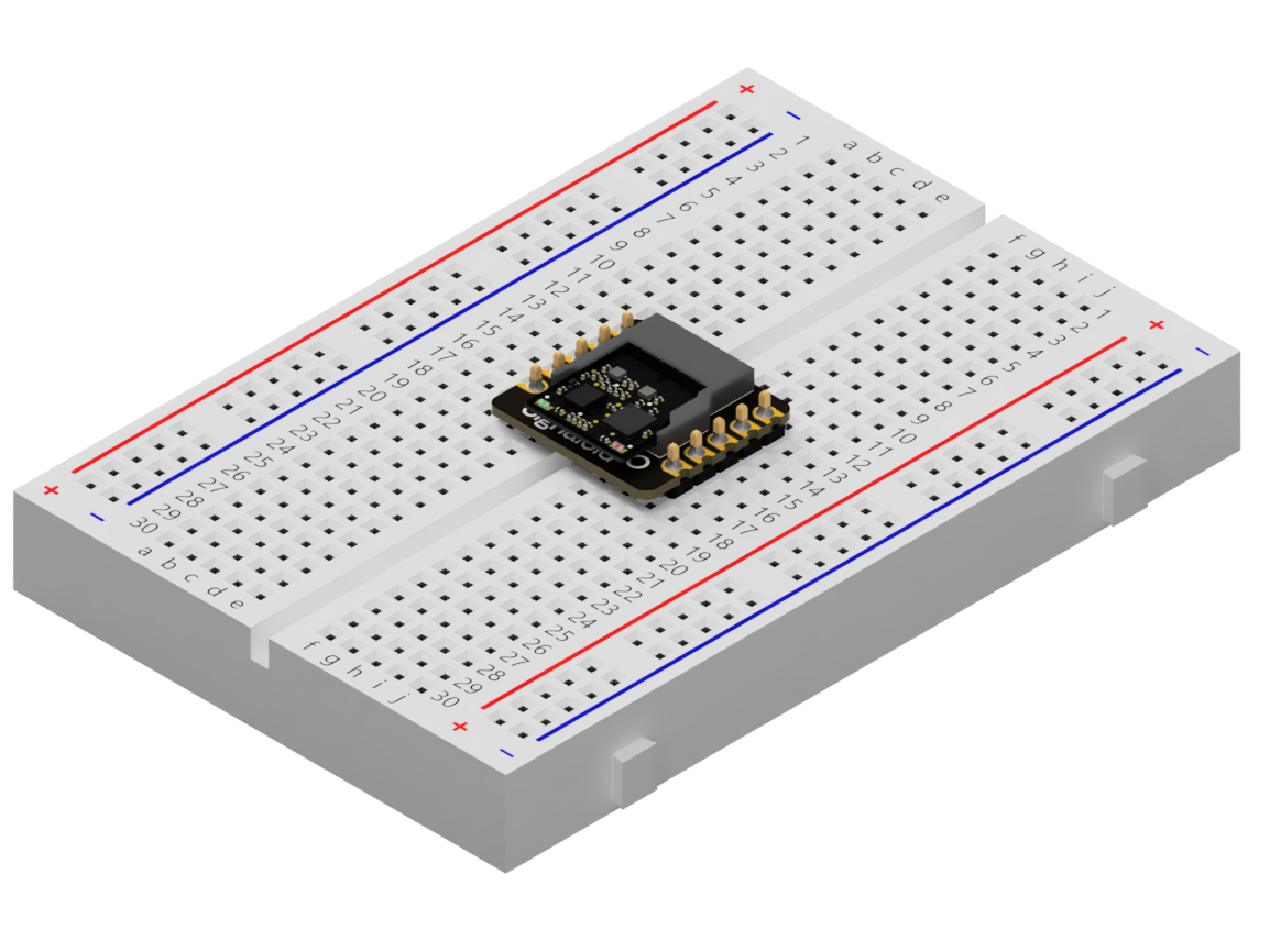 C0-microSD on breadboard