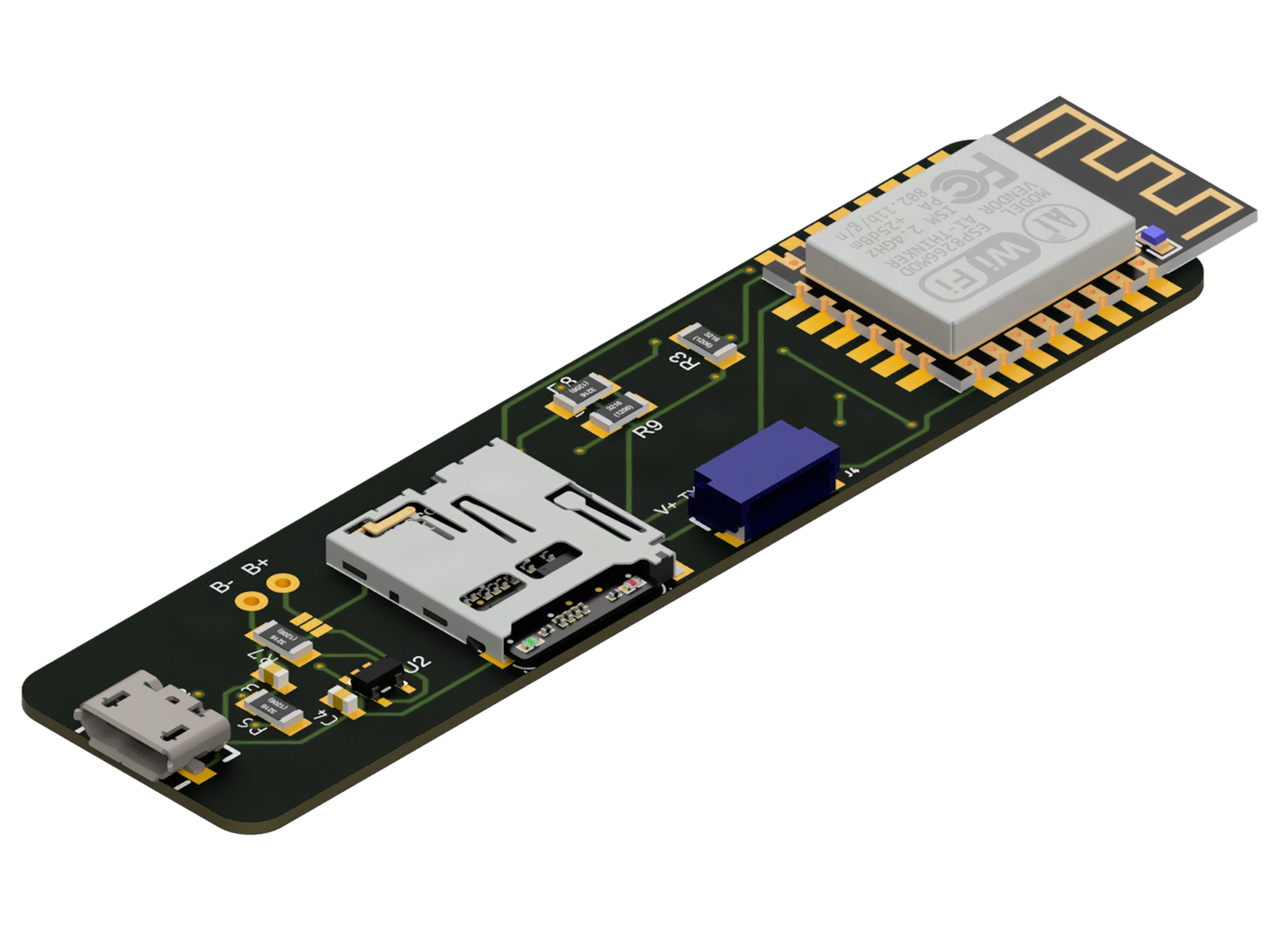 C0-microSD on microcontroller
